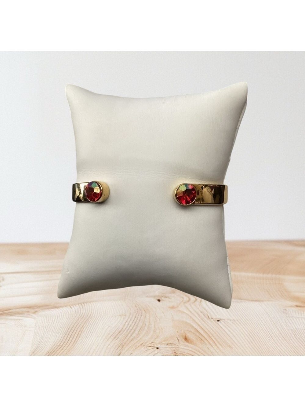 Kate Spade Forever Gems Cuff- RED-Paint the Town AB Stone Dressy EUC 0046 - Picture 1 of 5